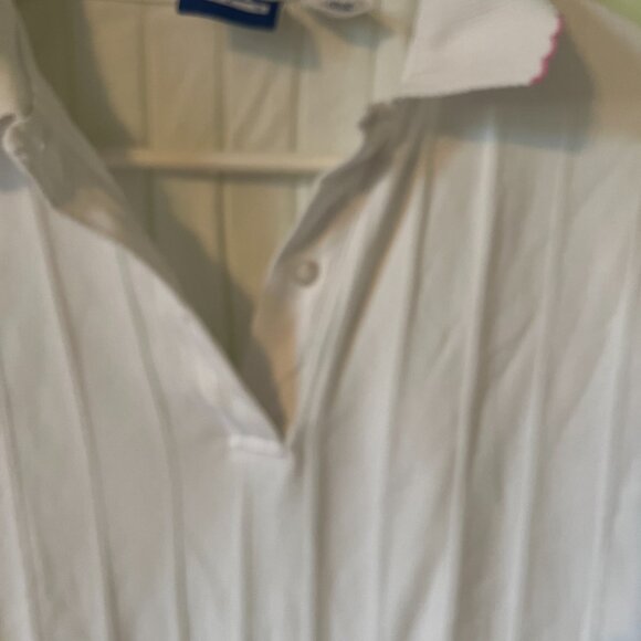 Women's White EP Pro Knit Top with Pink Accents - Picture 5 of 5